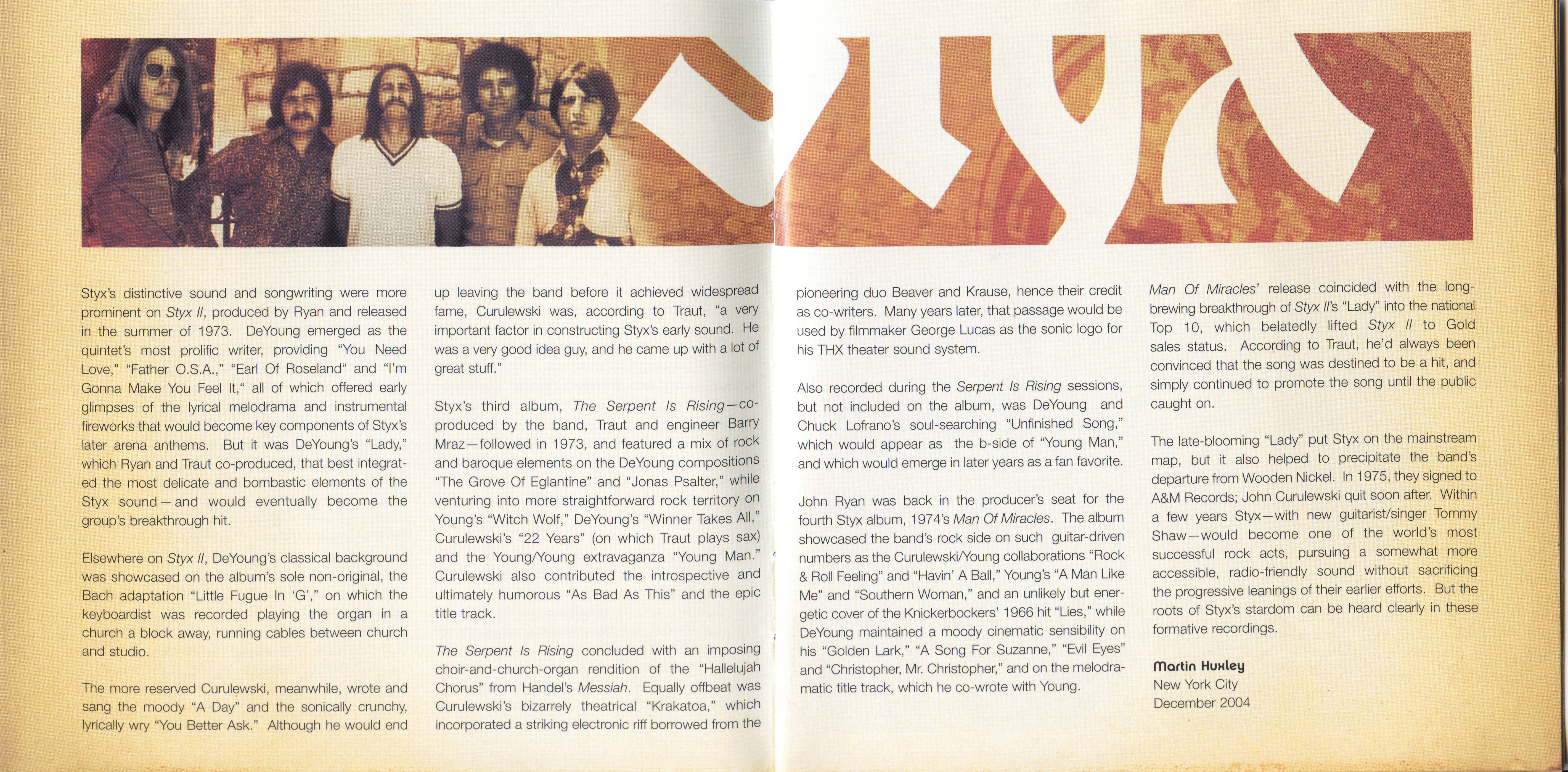 Styx  The Complete Wooden Nickel Recordings : Booklet2